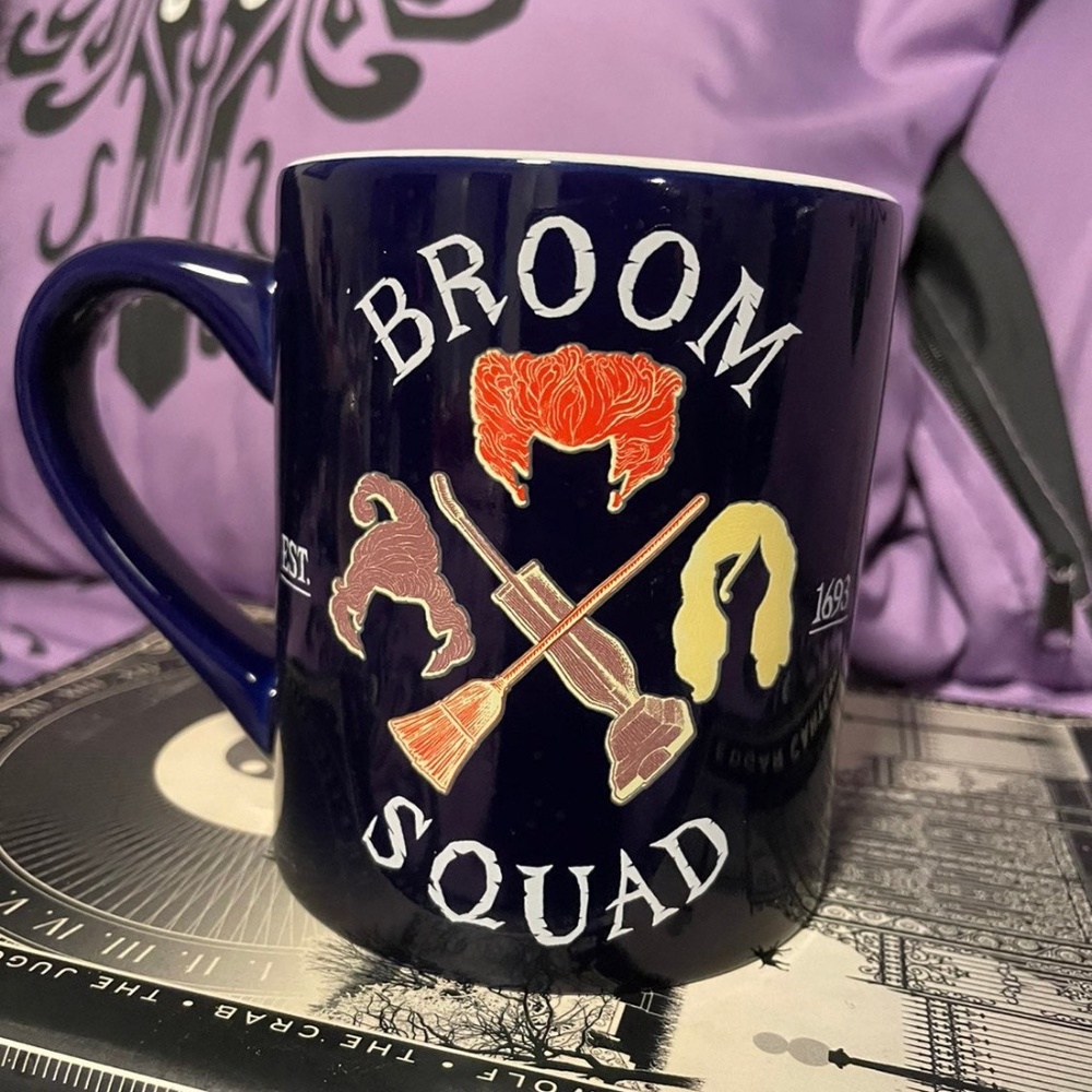 NWT Hocus Pocus Broom Squad Mug
